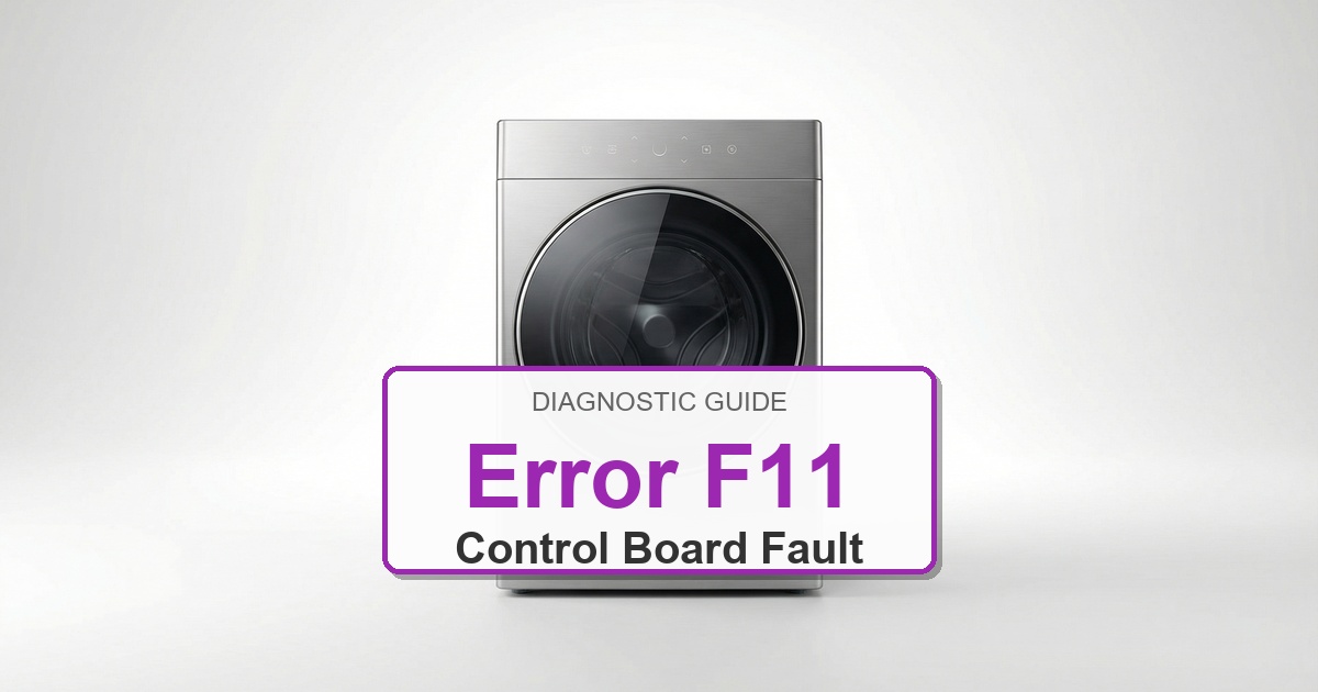 How to Fix Amana Washer Error F11