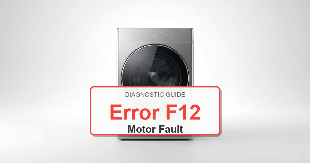 How to Fix Amana Washer Error F12