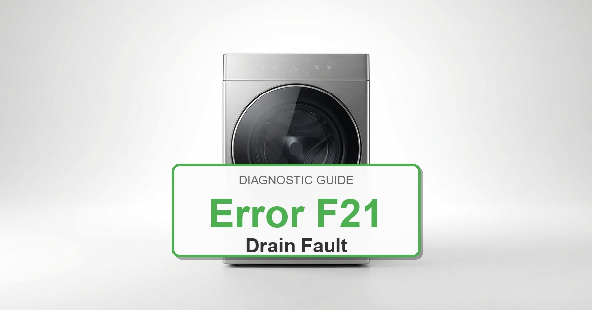 How to Fix Amana Washer Error F21