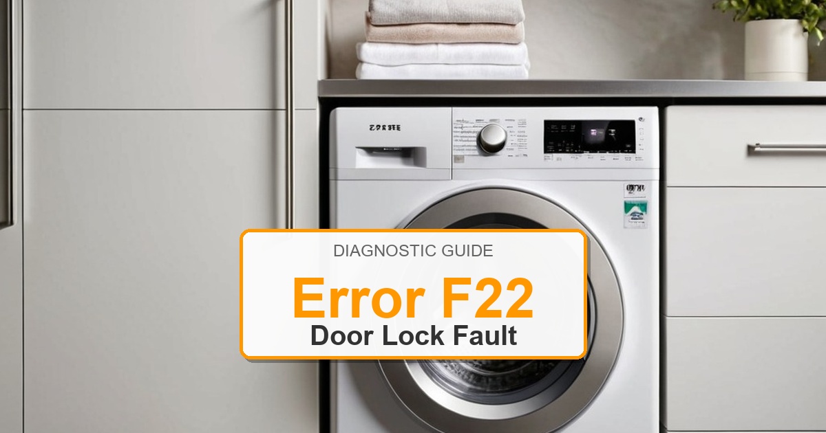 How to Fix Amana Washer Error F22