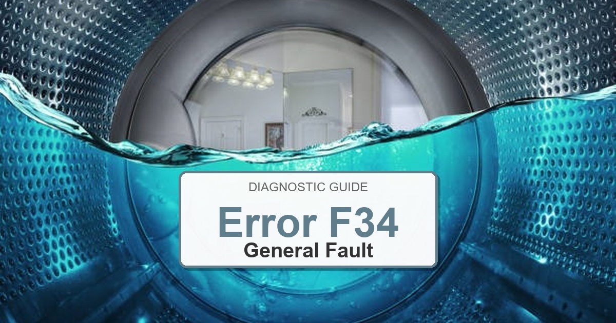 How to Fix Amana Washer Error F34
