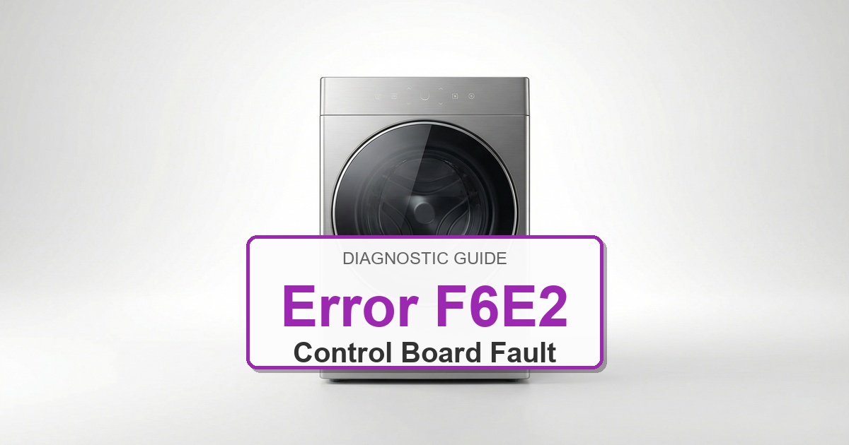 How to Fix Amana Washer Error F6E2