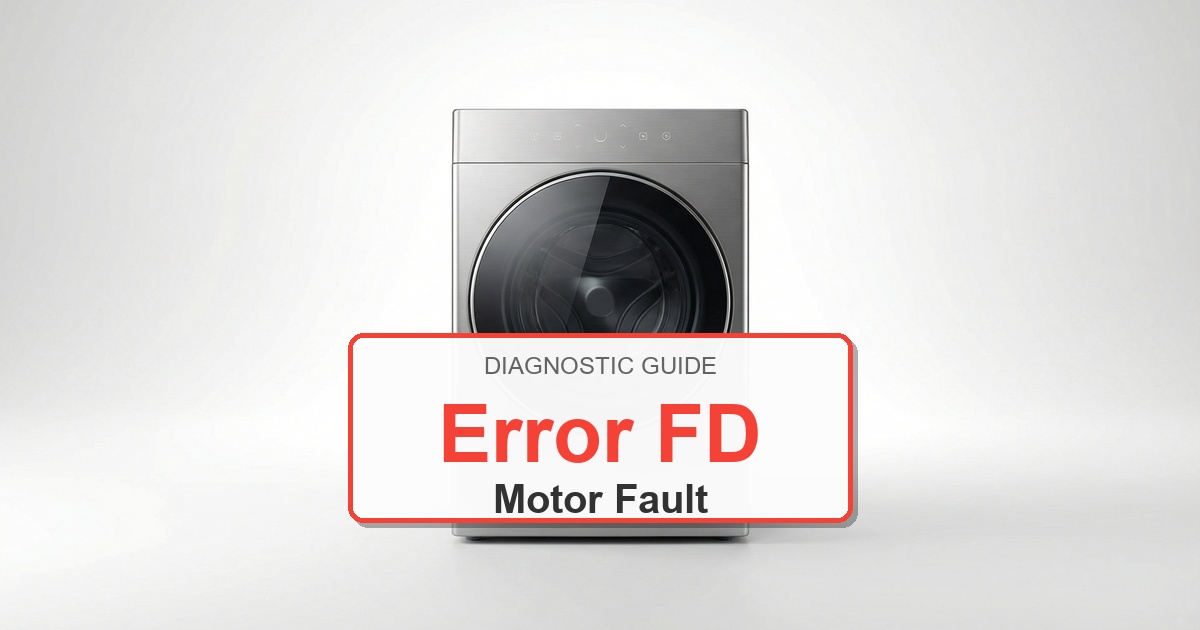 How to Fix Amana Washer Error FD