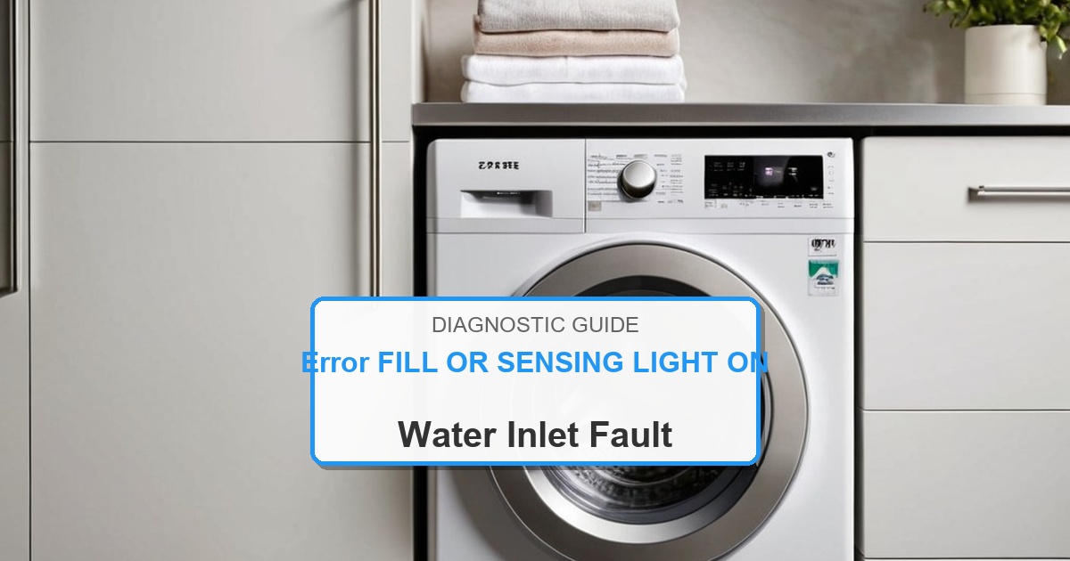 How to Fix Amana Washer Error FILL OR SENSING LIGHT ON
