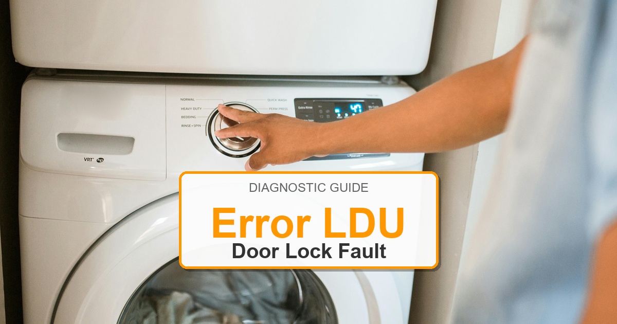 How to Fix Amana Washer Error LDU