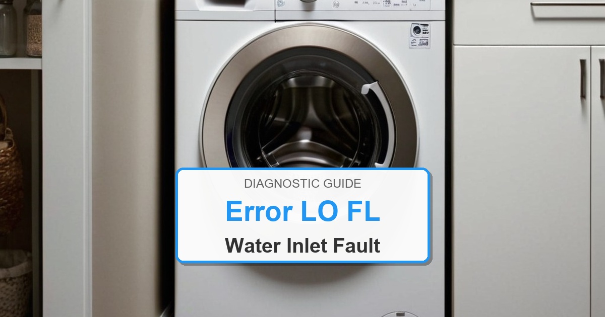 How to Fix Amana Washer Error LO FL