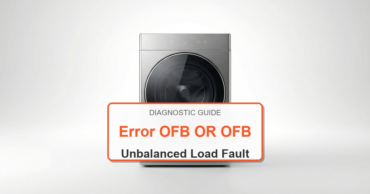 Amana Washer Error OFB OR OFB overlay image