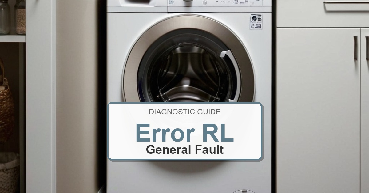 Amana Washer Error RL overlay image