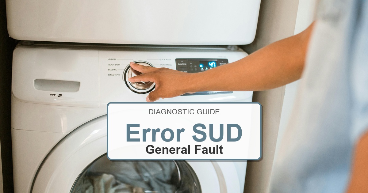 How to Fix Amana Washer Error SUD