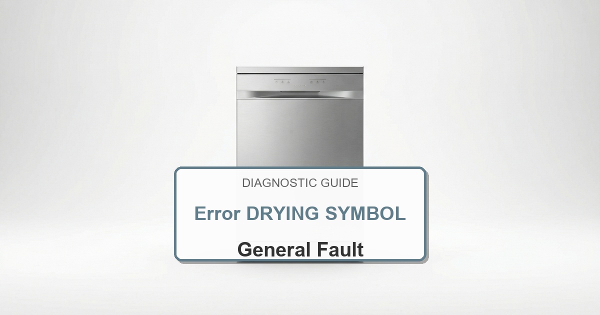 Bosch Dishwasher Error DRYING SYMBOL overlay image