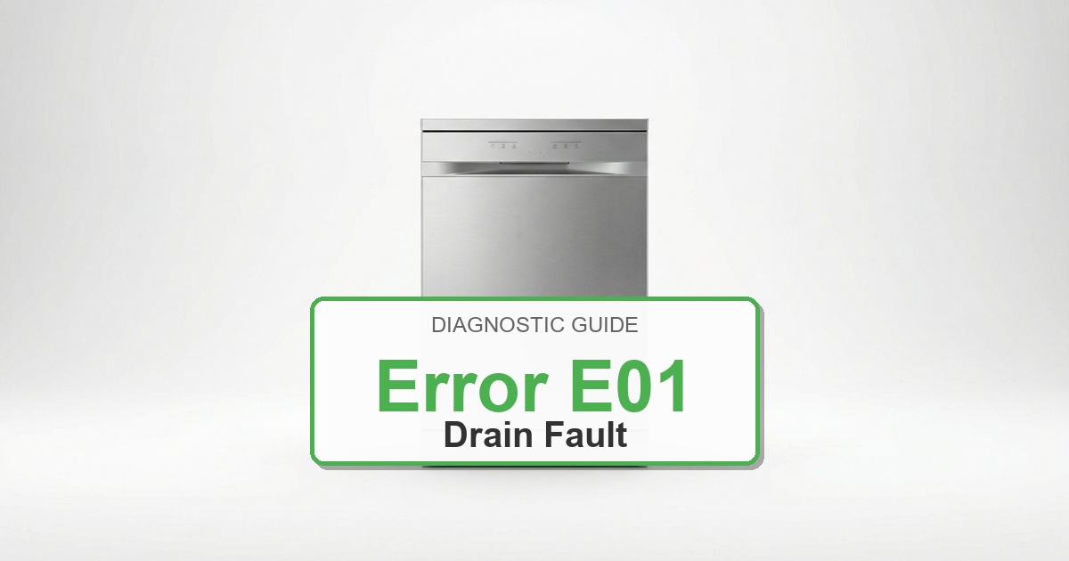 How to Fix Bosch Dishwasher Error E01