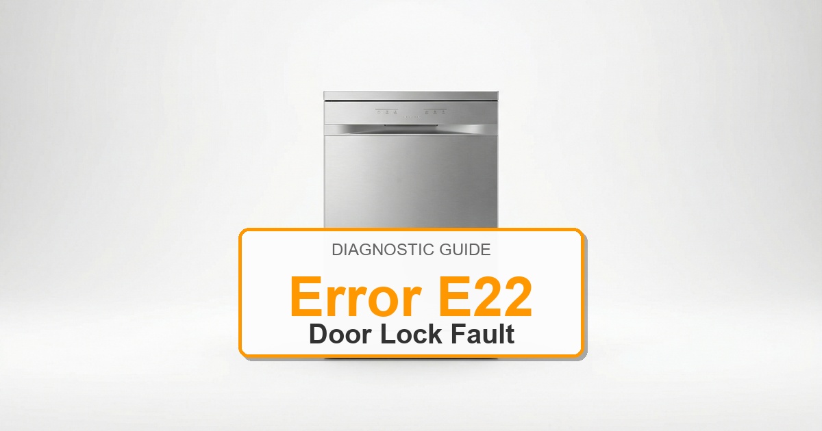 How to Fix Bosch Dishwasher Error E22
