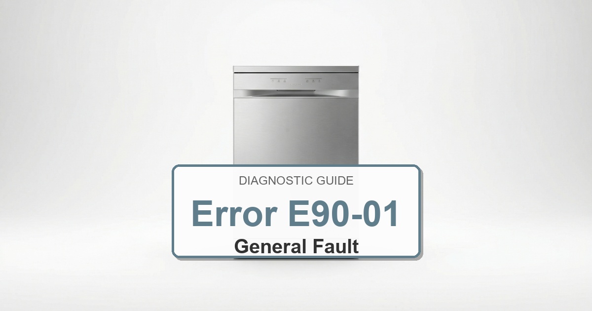 Bosch Dishwasher Error E90-01 overlay image