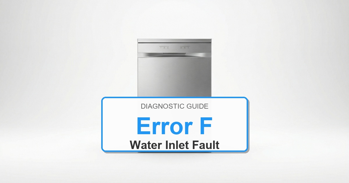 Bosch Dishwasher Error F overlay image