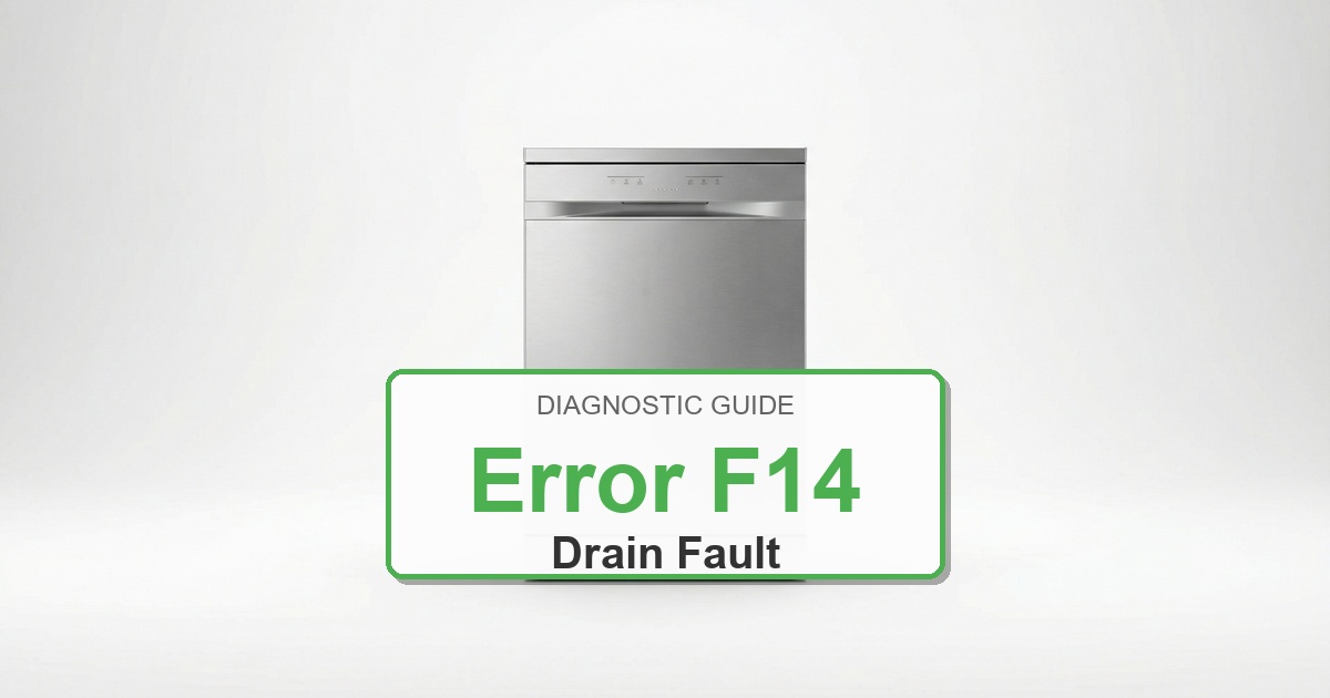 Bosch Dishwasher Error F14 overlay image