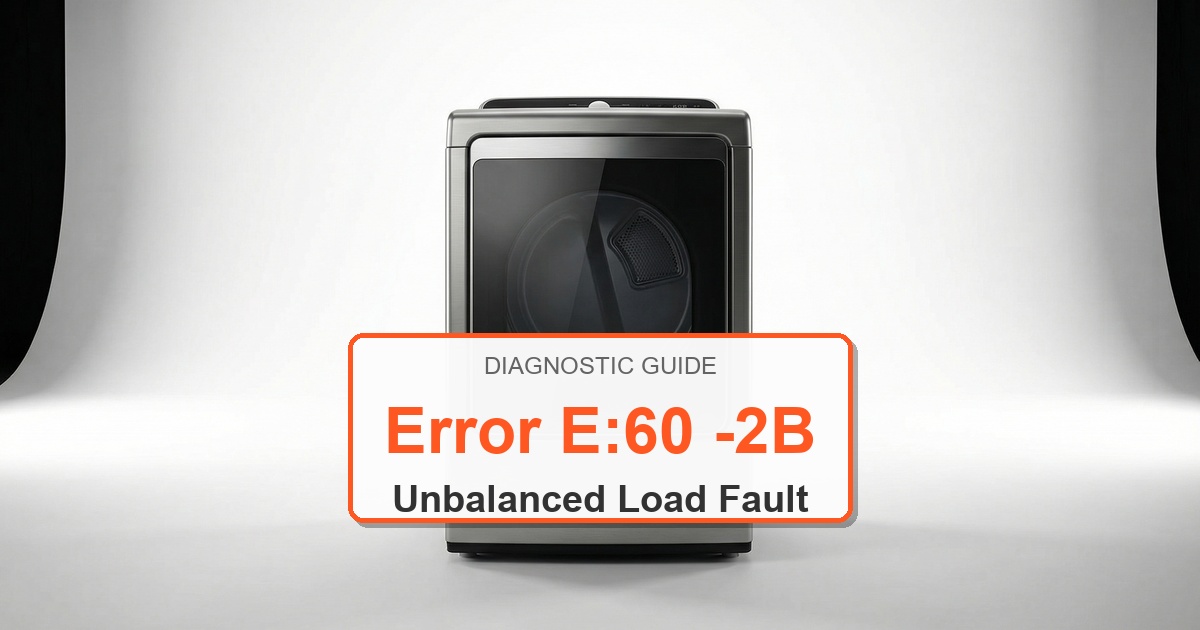 Bosch Dryer Error E:60 -2B overlay image