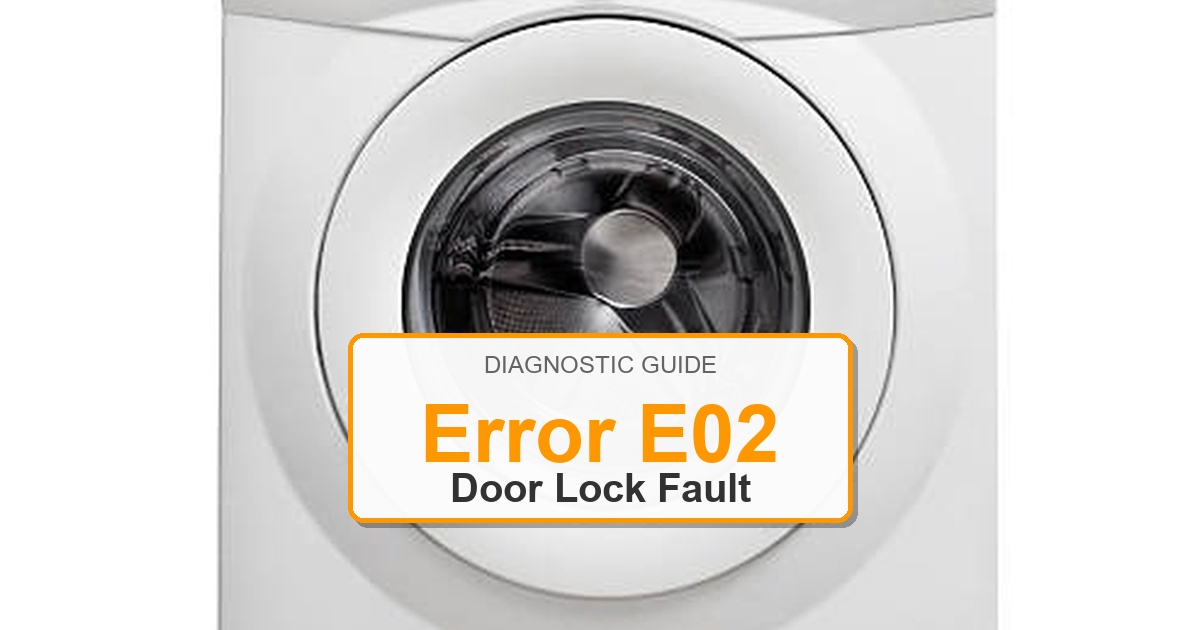 Bosch Dryer Error E02 overlay image