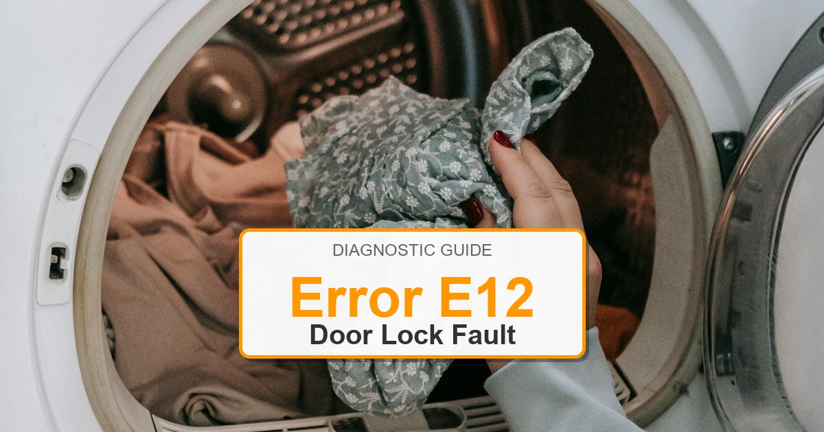 How to Fix Bosch Dryer Error E12