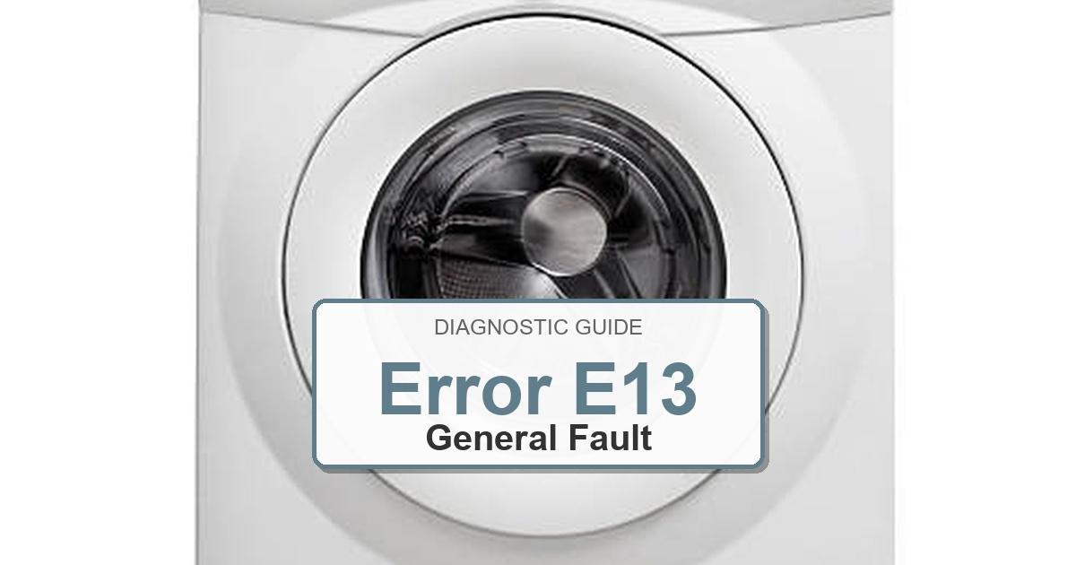 Bosch Dryer Error E13 overlay image