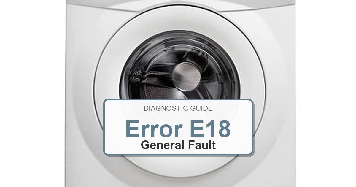 How to Fix Bosch Dryer Error E18