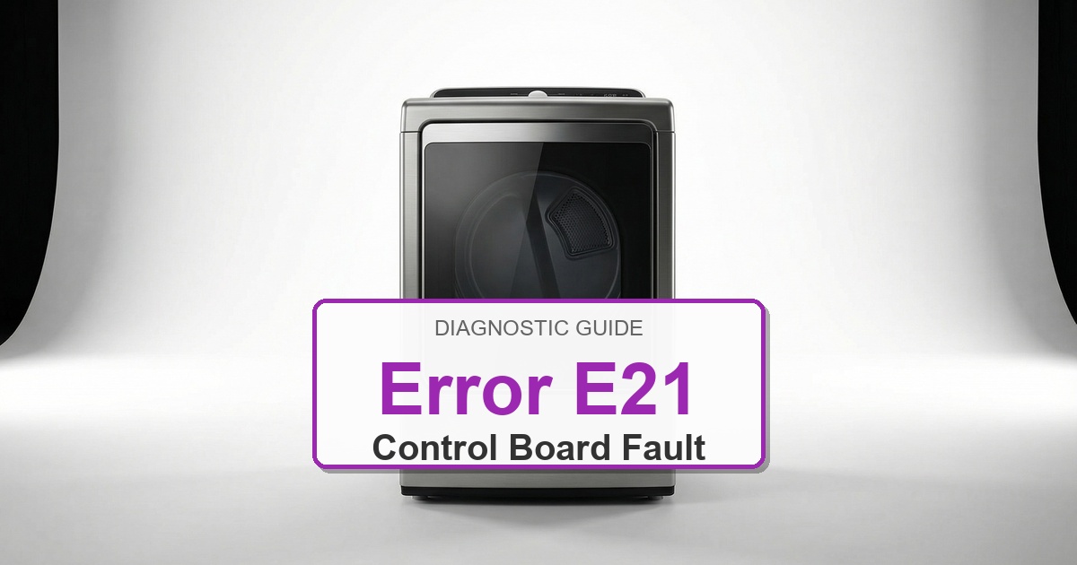 How to Fix Bosch Dryer Error E21
