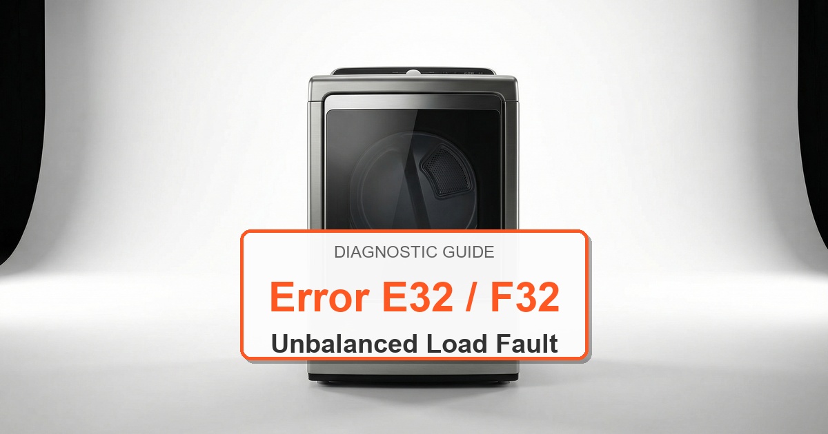 How to Fix Bosch Dryer Error E32 / F32