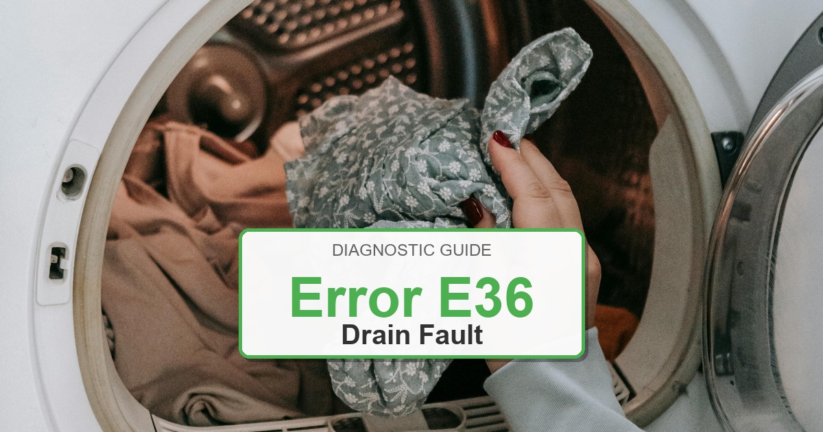 How to Fix Bosch Dryer Error E36