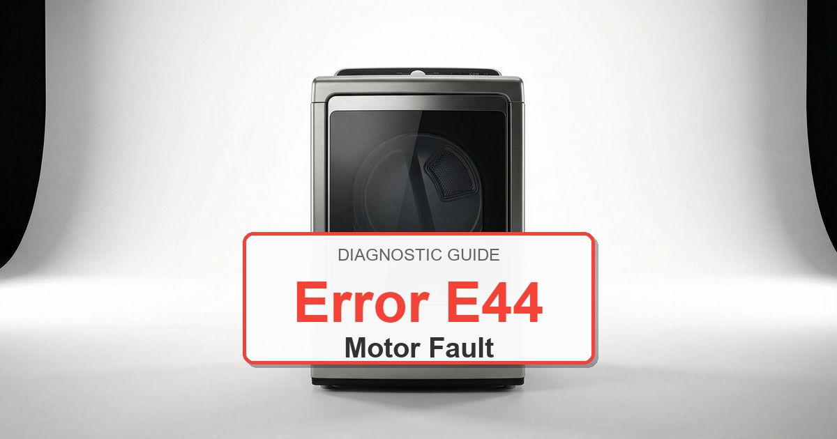 How to Fix Bosch Dryer Error E44
