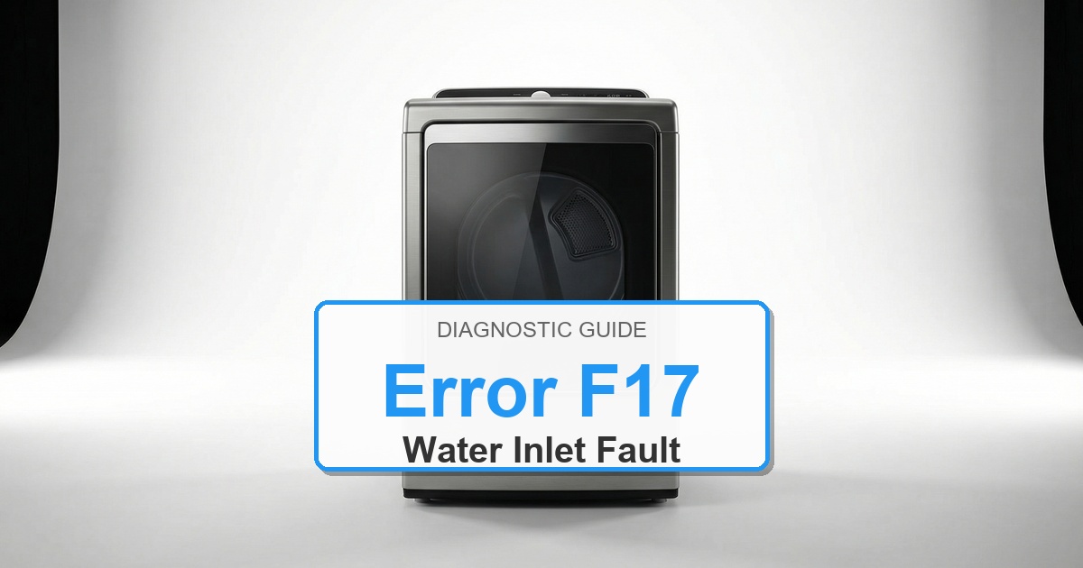 Bosch Dryer Error F17 overlay image