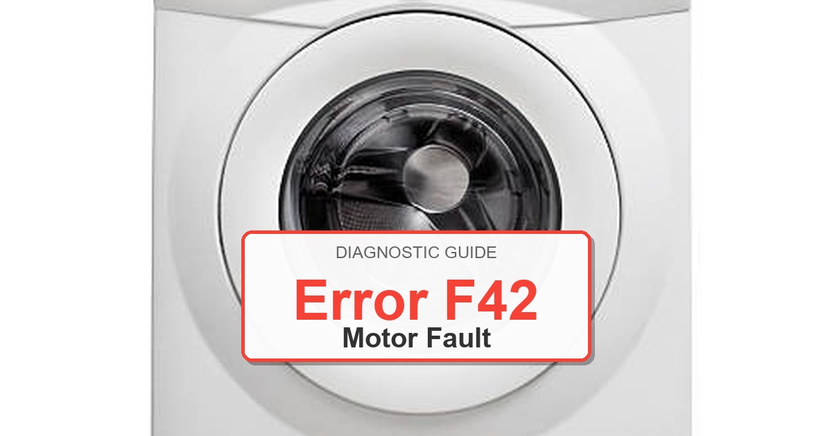 Bosch Dryer Error F42 overlay image