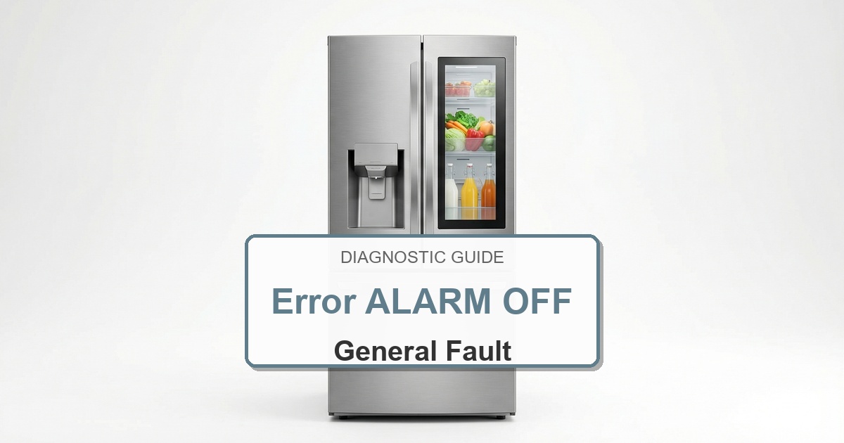 Bosch Refrigerator Error ALARM OFF overlay image