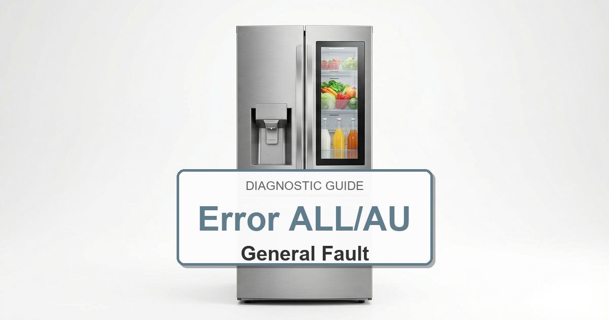 Bosch Refrigerator Error ALL/AU overlay image