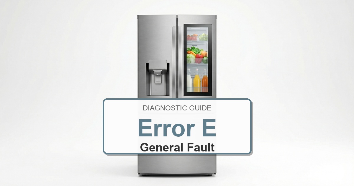 Bosch Refrigerator Error E overlay image