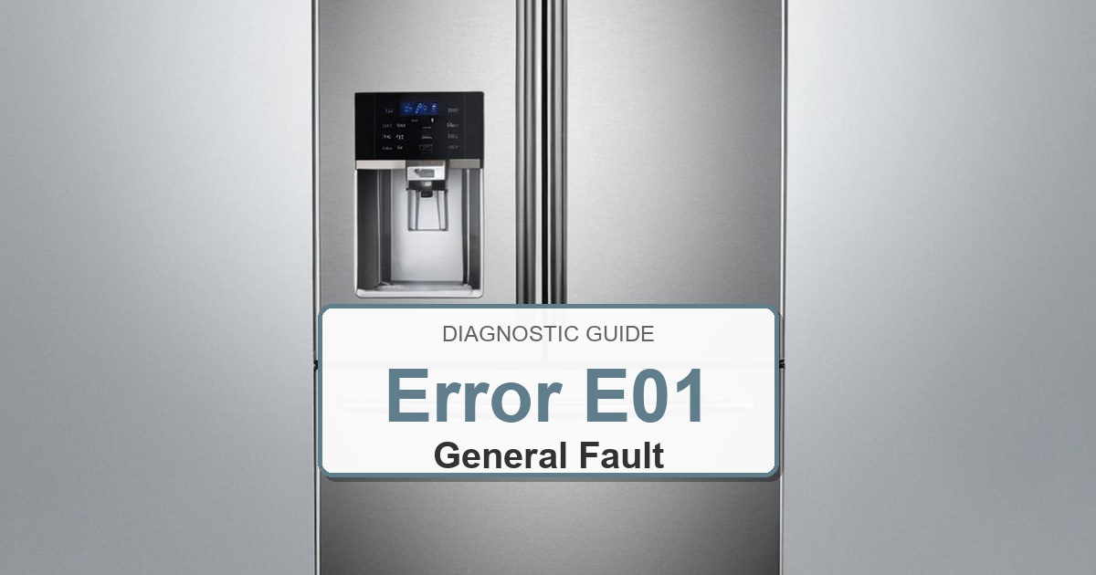 How to Fix Bosch Refrigerator Error E01