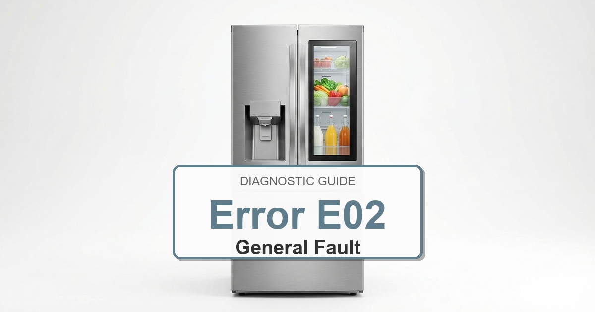 How to Fix Bosch Refrigerator Error E02