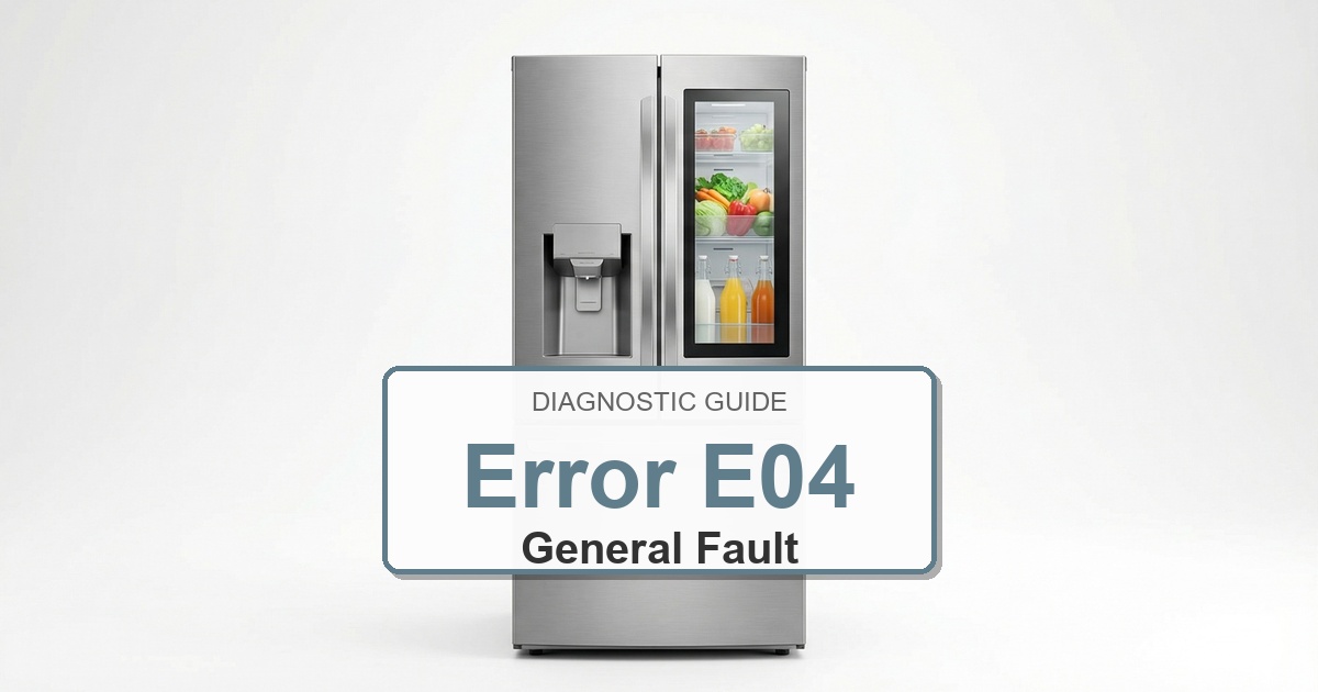 Bosch Refrigerator Error E04 overlay image