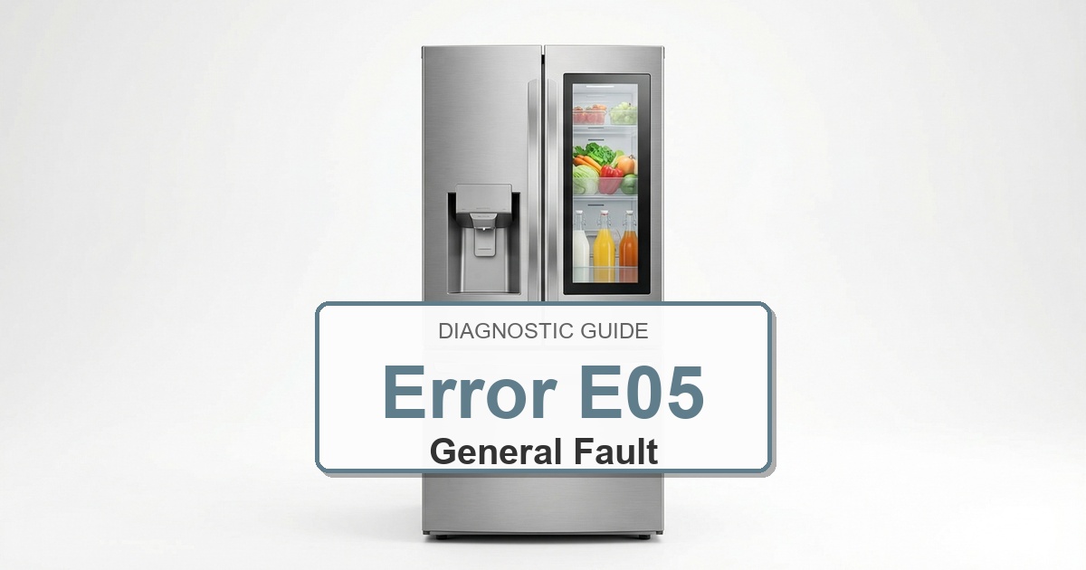 Bosch Refrigerator Error E05 overlay image