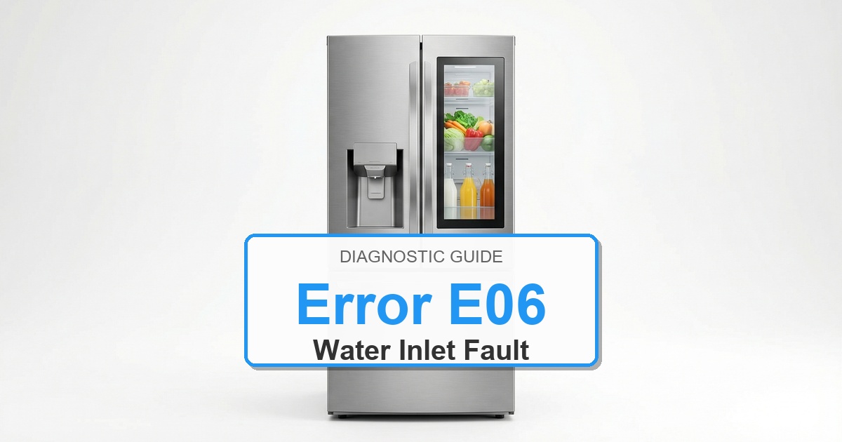 Bosch Refrigerator Error E06 overlay image