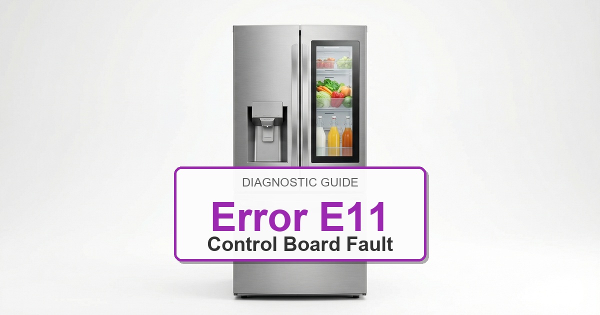 How to Fix Bosch Refrigerator Error E11