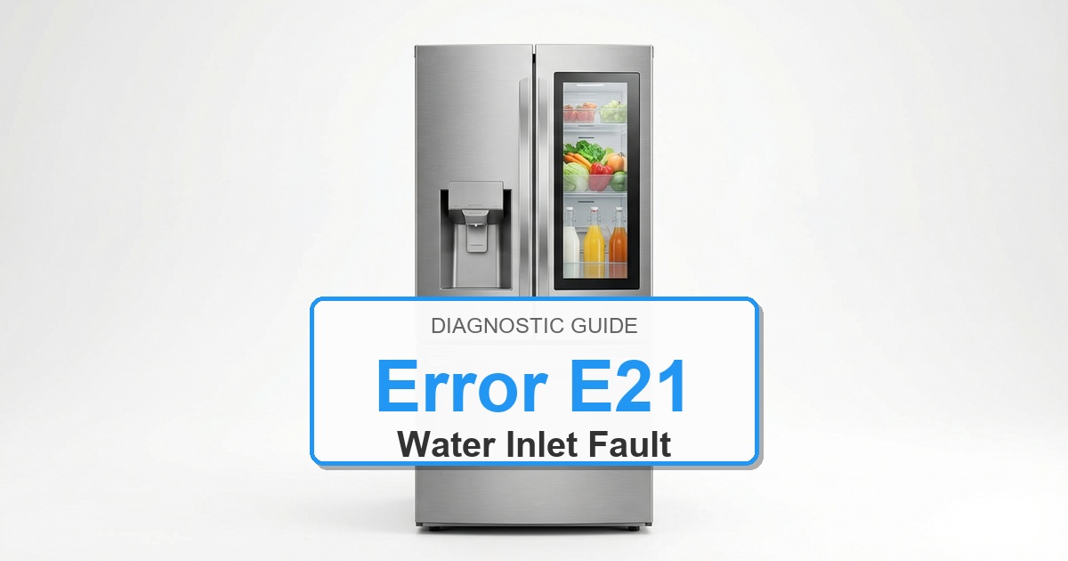 Bosch Refrigerator Error E21 overlay image