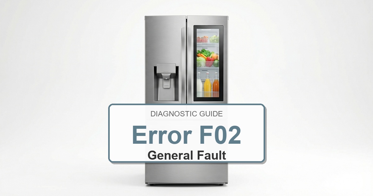 Bosch Refrigerator Error F02 overlay image