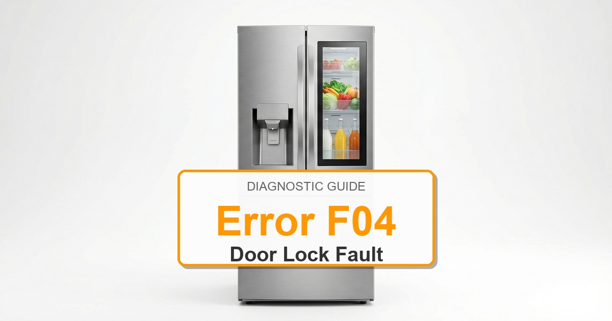 Bosch Refrigerator Error F04 overlay image