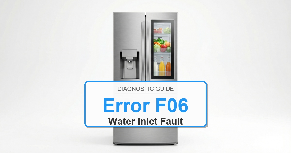 Bosch Refrigerator Error F06 overlay image