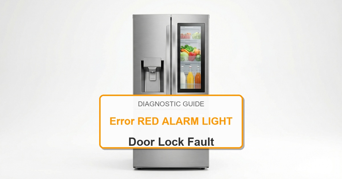 How to Fix Bosch Refrigerator Error RED ALARM LIGHT