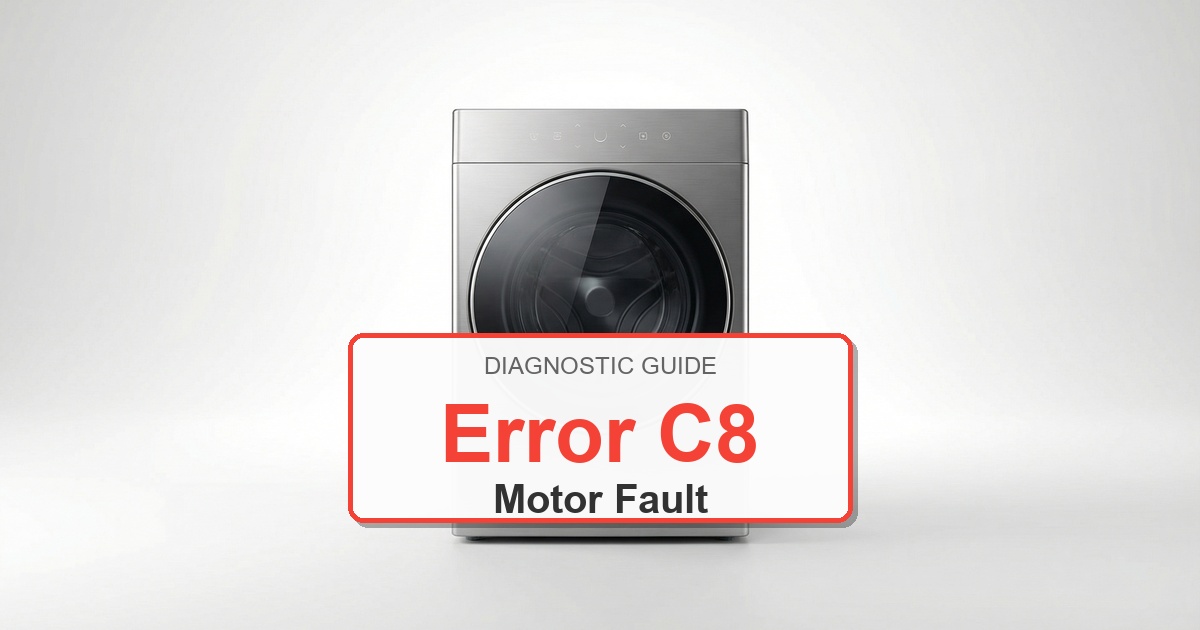 Bosch Washer Error C8 overlay image