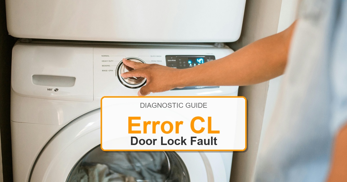 How to Fix Bosch Washer Error CL
