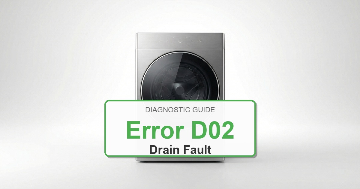 How to Fix Bosch Washer Error D02