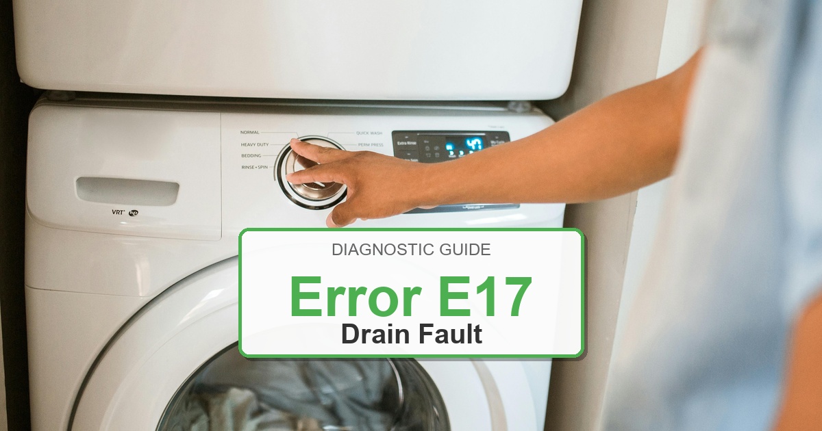 How to Fix Bosch Washer Error E17