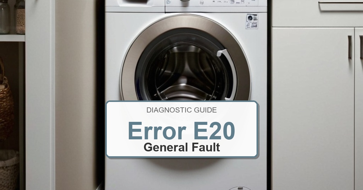 Bosch Washer Error E20 overlay image