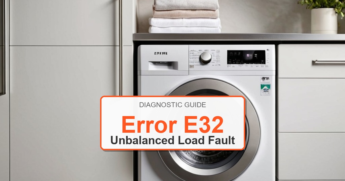 How to Fix Bosch Washer Error E32